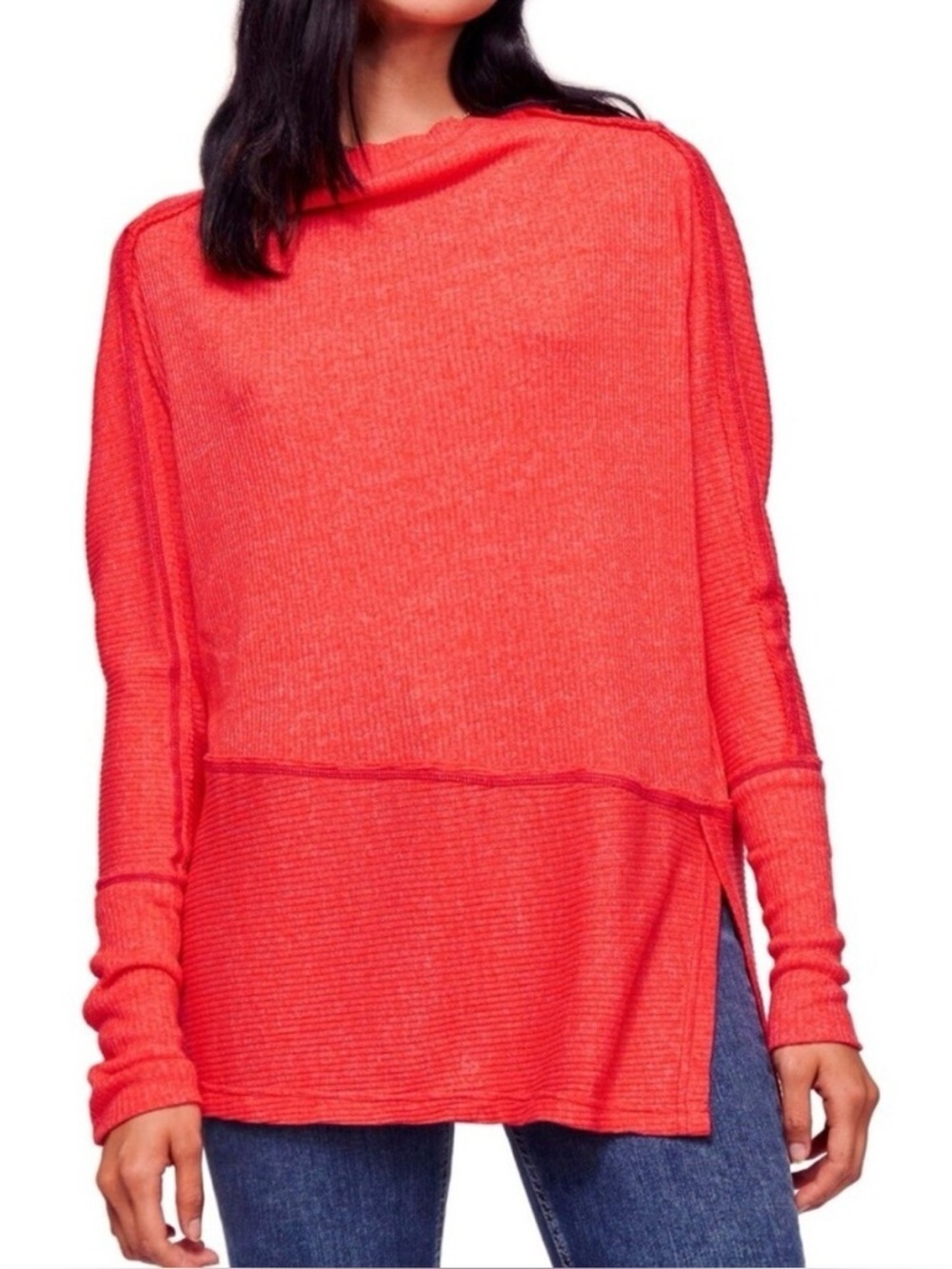 We The Free Cherry Londontown Asymmetrical Top Free People Women’s M
